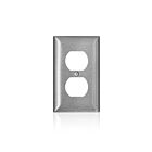 Leviton SS8-40 Plaque murale duplex standard 1-Gng série C 302/304 en acier inoxydable