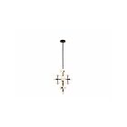 Suspendu Savoy House Amani 1-1590-9-50 9 Lumières 540W Cachemire Noir