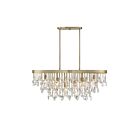 Lustre linéaire Savoy House Livorno 1-1847-8-127 8 Lumières 480W Laiton noble