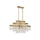 Lustre linéaire Savoy House Luna 1-1867-10-322 10 Lumières 600W Laiton chaud