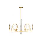 Savoy House Leighton 1-2216-6-322 6-Lumières 360W Laiton chaud Suspendu