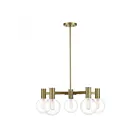 Lustre Savoy House Wright 1-3073-5-322 5 Lumières 300W Laiton chaud