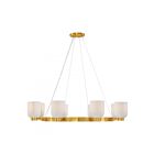 Savoy House Isla Blanca 1-3173-8-322 8-Lumières 480W Laiton chaud Suspendu
