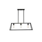 Lustre linéaire Savoy House Denton 1-326-3-44 3 Lumières 180W Bronze classique