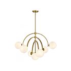 Savoy House Marias 1-3319-7-322 7-Lumières 420W Laiton chaud Suspendu