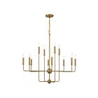 Savoy House Essentials Avondale 1-4046-12-322 12-Lumières 720W Laiton chaud Suspendu