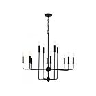 Savoy House Essentials Avondale 1-4046-12-89 12-Lumières 720W Noir mat Suspendu