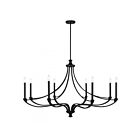 Savoy House Preserve 1-6415-8-89 8-Lumières 480W Noir mat Suspendu