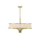 Lustre Savoy House Wynwood 1-7752-6-322 6 Lumières 360W Laiton chaud