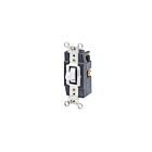 Leviton 1288-W Interrupteur à bascule à contact maintenu Dpdt 30A, blanc