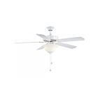 Ventilateur de plafond Savoy House Meridian M2018WHRV 60.99W 52" Blanc