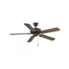 Ventilateur de plafond Savoy House Meridian M2020ORB 52.77W 52" Bronze huilé