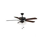 Ventilateur de plafond Savoy House Meridian M2022MBKRV 60.48W 52" Noir mat