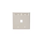 Leviton 42080-1TP Résistant aux intempéries, 1 port Dg Id, amande claire