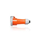Leviton 420C12WLEVA Connecteur à broche et manchon 20A Nsf - Orange