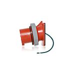 Leviton 320B7WLEV Entrée à broche et manchon 20A - Rouge