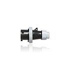 Leviton 520P5WLEV Fiche à broche et manchon 20A - Noir