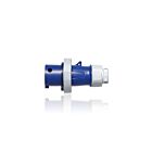 Leviton 520P9WLEV Fiche à broche et manchon 20A - Bleue