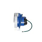 Leviton 320R6WLEV Prise à broche et manchon 20 A - Bleu 