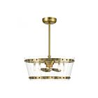 Ventilateur de plafond Savoy House Essentials Ventari 24-FD-8853-322 28.1W 24" Laiton chaud