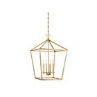 Savoy House Essentials Townsend 3-421-4-322 4-Lumières 240W Laiton chaud Suspendu