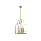 Suspendu Savoy House Essentials Diplomat 3-6612-4-322 4 Lumières 240W Laiton Chaud