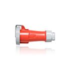 Leviton 430C7WLEV Connecteur à broche et manchon 30A - Rouge