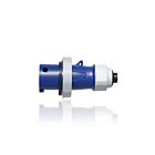 Leviton 530P9WLEVA Fiche à broche et manchon 30A Nsf-Bleu