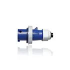 Leviton 330P6WLEVA Fiche à broche et manchon 30A Nsf-Bleu