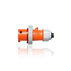 Leviton 430P12WLEVA Fiche à broche et manchon 30A Nsf-Orange