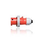 Leviton 530P7WLEVA Fiche à broche et manchon 30A Nsf-Rouge