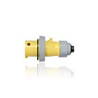Leviton 330P4WLEVA Fiche à broche et manchon 30A Nsf-Jaune