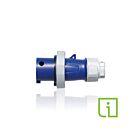 Leviton 430P9WLEVPI Prise à broche/manchon 30AAvec indication - Bleu