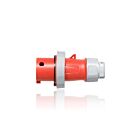 Leviton 420P7WLEV Fiche à broche et manchon 20A - Rouge