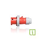Leviton 430P7WLEVPI Prise à broche/manchon 30AAvec indication - Rouge