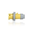 Leviton 330P4WLEV Fiche à broche et manchon 30A - Jaune