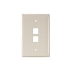 Leviton 41091-2TN Plaque murale de taille moyenne à 2 ports