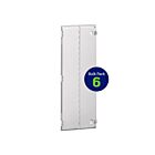 Leviton 49605-42B 42 Porte à charnière ventilée sans fil, paquet de 6