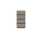 Leviton DS4KT-1PG Decora Smart 4 boutons changement de couleur gris