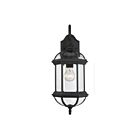 Lanterne murale d'extérieur Savoy House 5-0630-BK Kensington 1-lumière 60W Noir texturé
