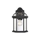 Lanterne murale d'extérieur Savoy House 5-0634-BK Kensington 1-lumière 60W Noir texturé