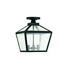 Plafonnier Extérieur Savoy House Woodstock 5-105-Bk 3 Lumières 180W Noir