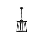 Lanterne suspendue d'extérieur Savoy House 5-2025-BK Denver 1-Lumière 60W