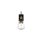 Lanterne murale d'extérieur Savoy House 5-2066-51 Macauley 1-lumière 60W Noir vintage avec laiton chaud