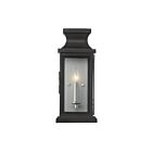 Lanterne murale d'extérieur Savoy House 5-5910-BK Brooke 1-lumière 60W Noir
