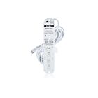 Leviton 5304M-1N5 Med Strip 15A 4 prises 15 pieds 