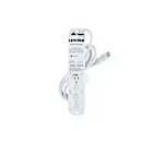 Leviton 5304M-1N7 Med Strip 15A 4 prises 7 pieds 
