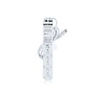 Leviton 5306M-1N7 Med Strip 15A 6 prises 7 pieds 