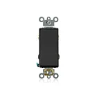 Leviton 5624-2E Interrupteur silencieux à bascule noir