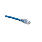 Leviton 5D460-10L Cordon de brassage mince bleu de 10 pieds